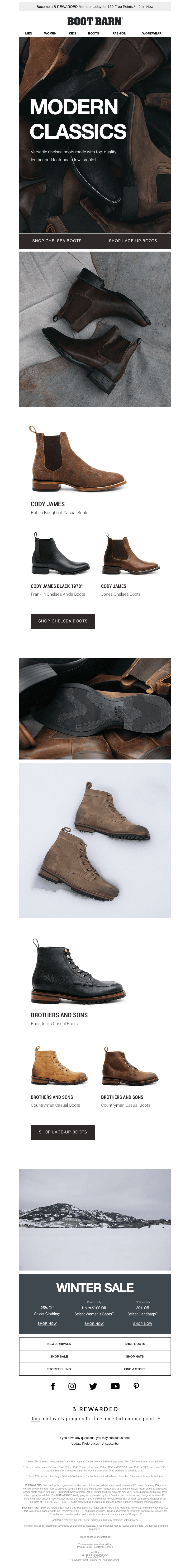 Lace-Up Chelsea Boots