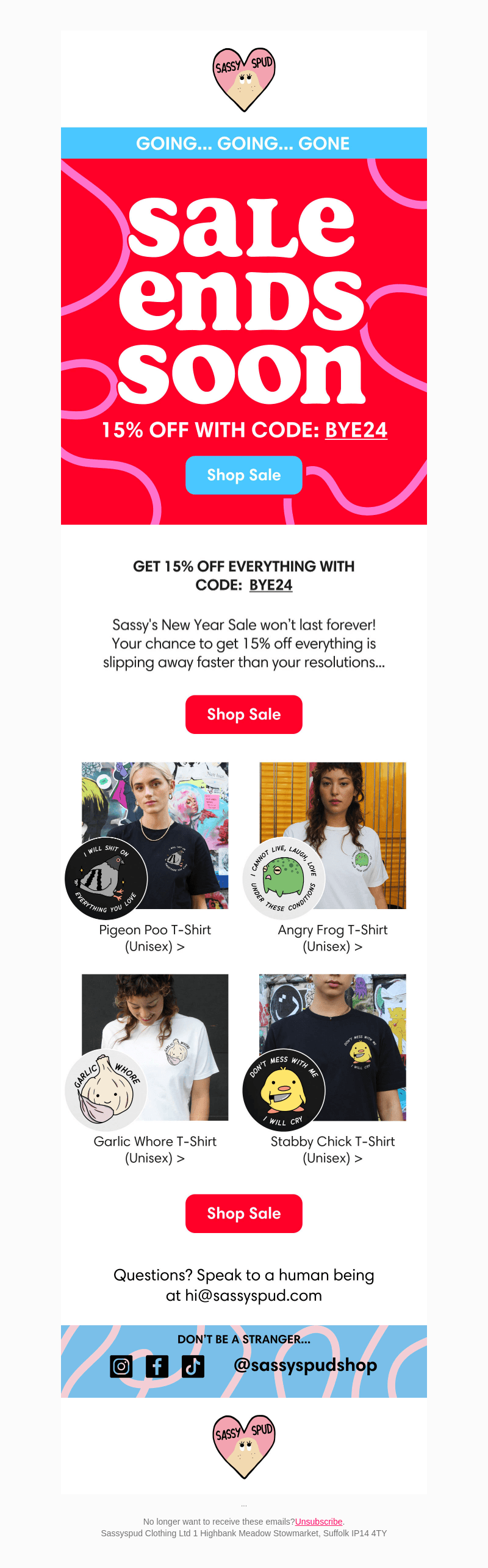 SALE 🐸 15% OFF Everything