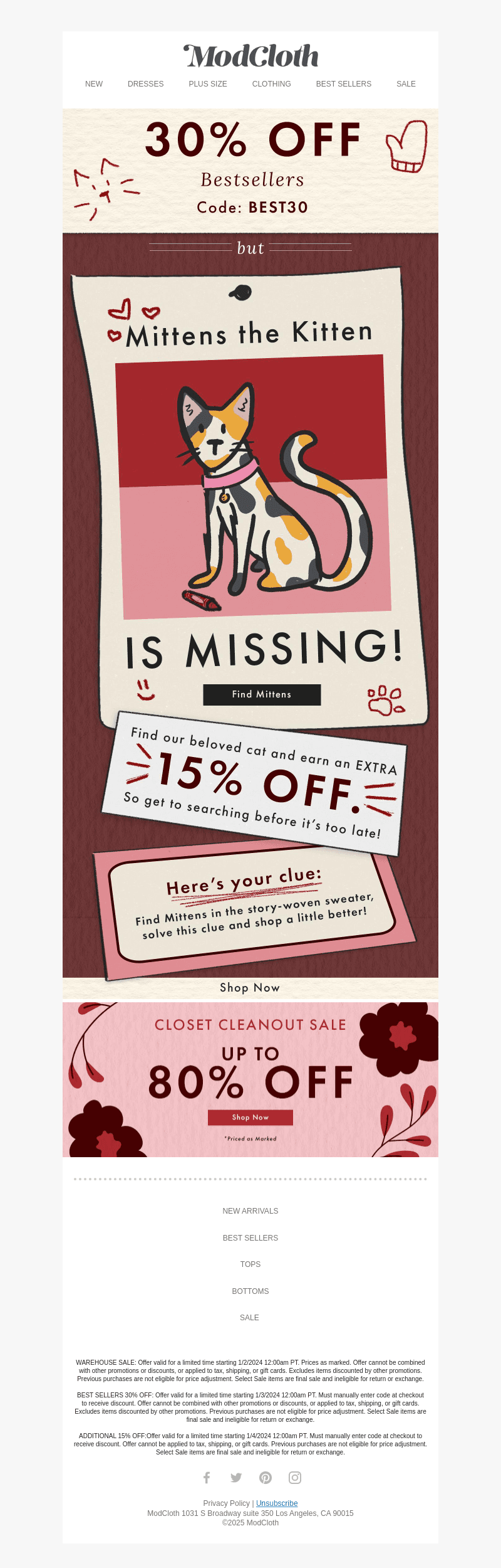 We’ve Got a Missing Kitten 🙀 30% OFF Best Sellers