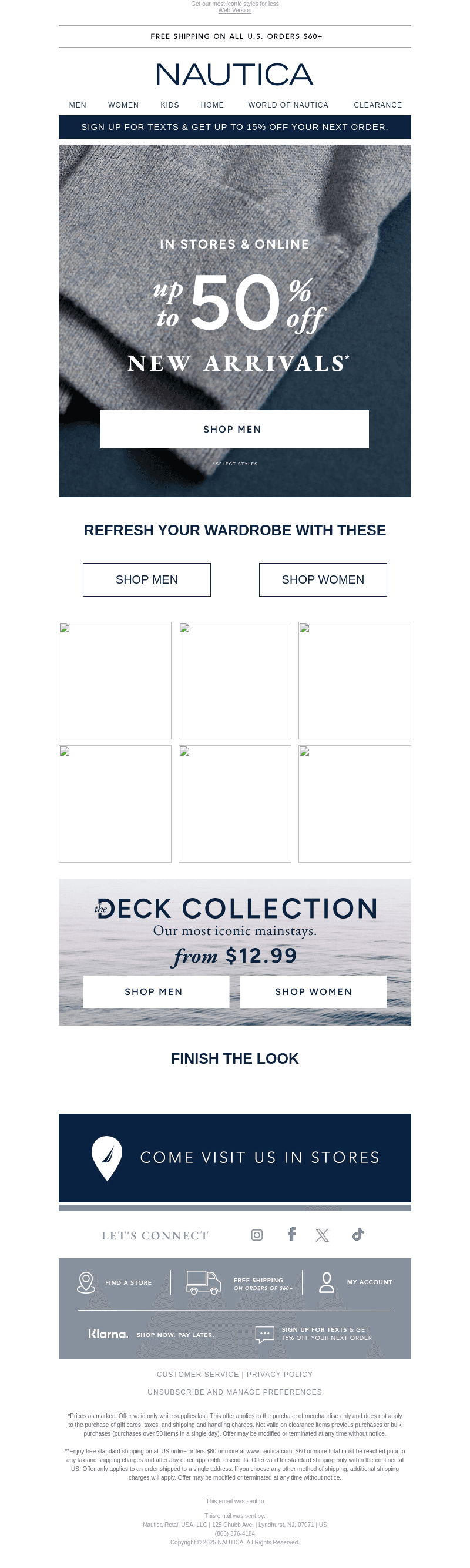 👀 INSIDE: 50% OFF + The Deck Collection from $12.99