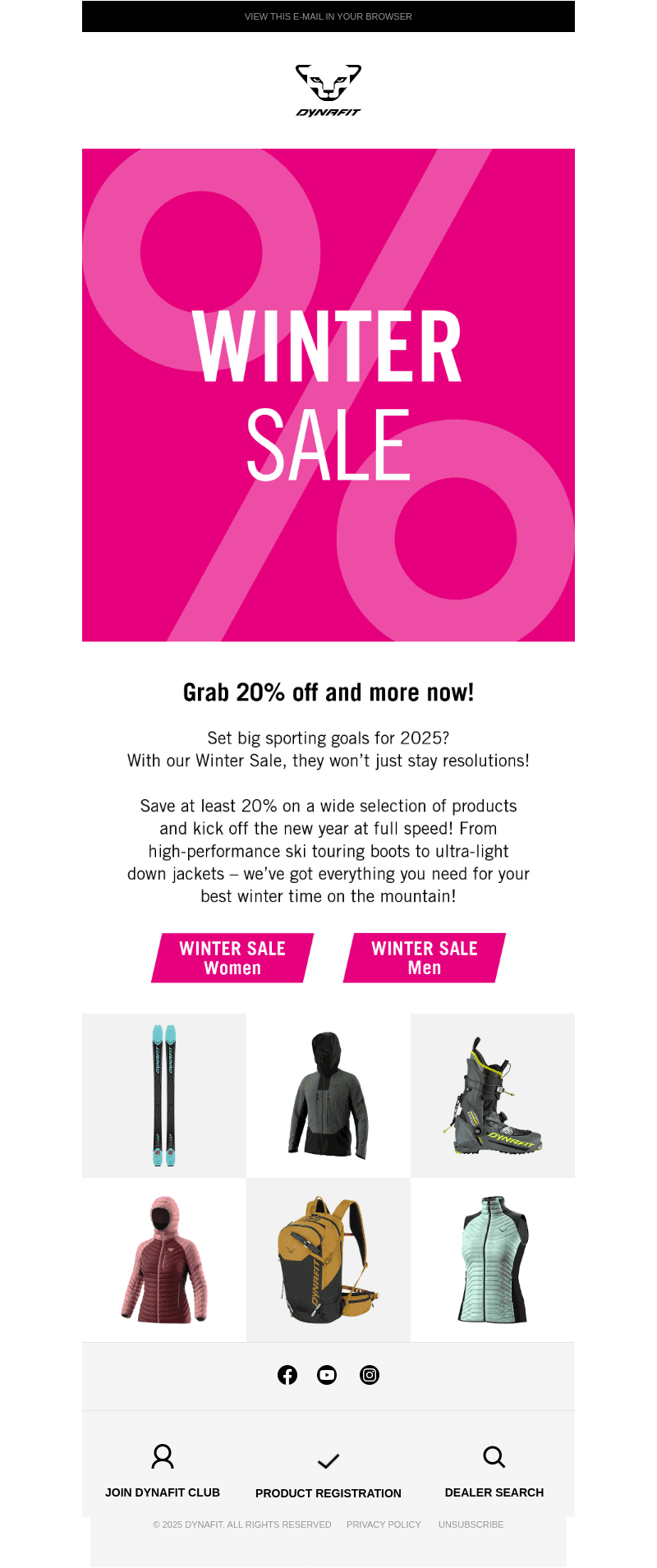 Winter Sale: Save 20% and More!
