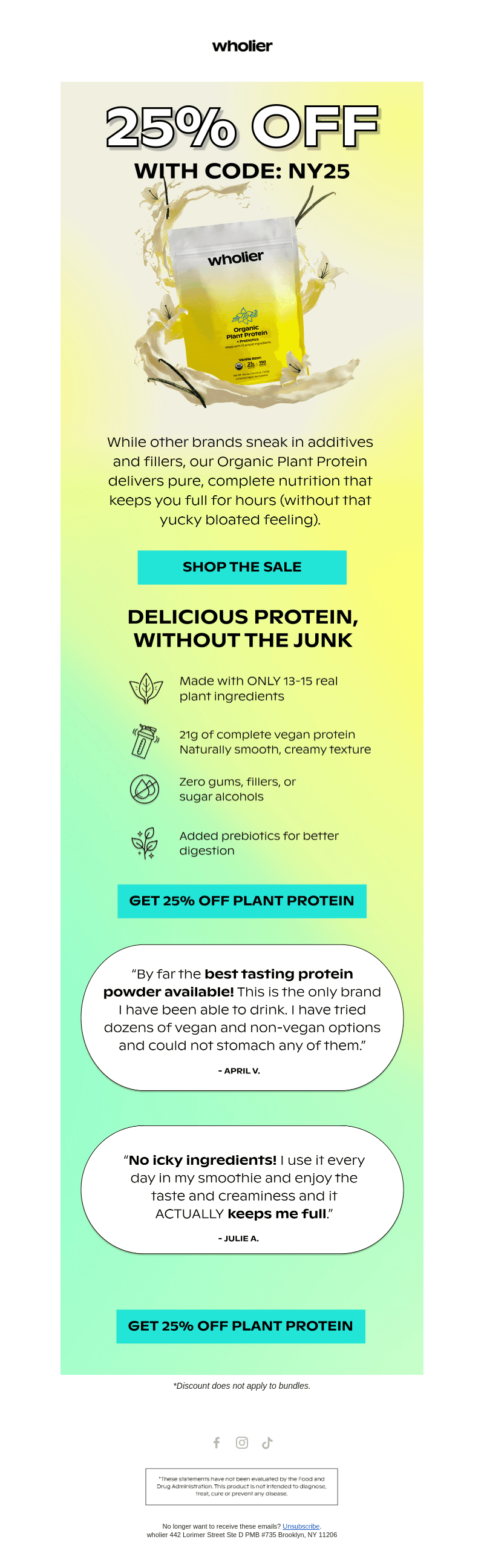 “This is the cleanest protein I’ve ever found"