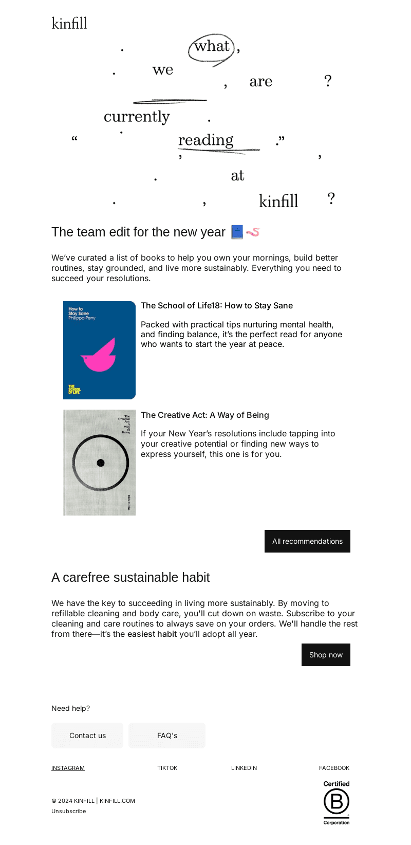 How to kickstart your year? Small changes with big impact 📘