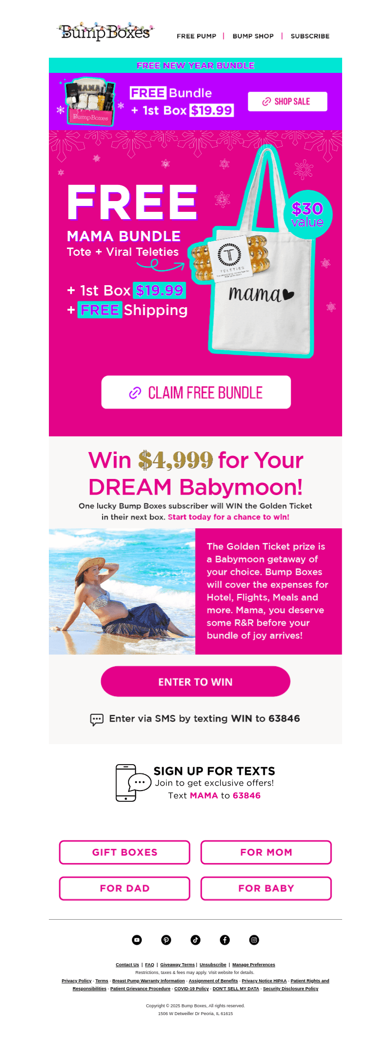 This FREE Bundle is perfect for a Babymoon!