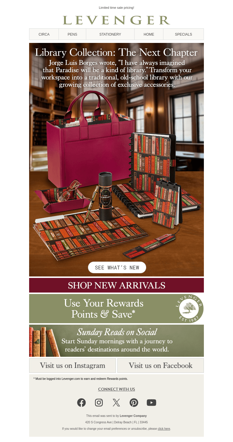 A New Chapter Unfolds. The Library Collection.