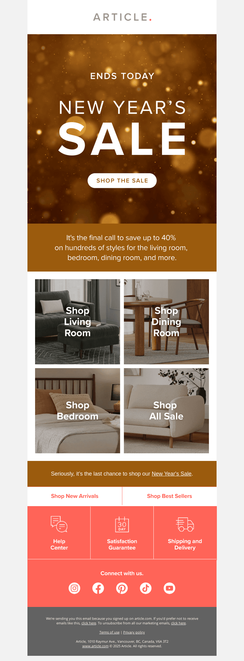 Last chance: New Year’s Sale ends today