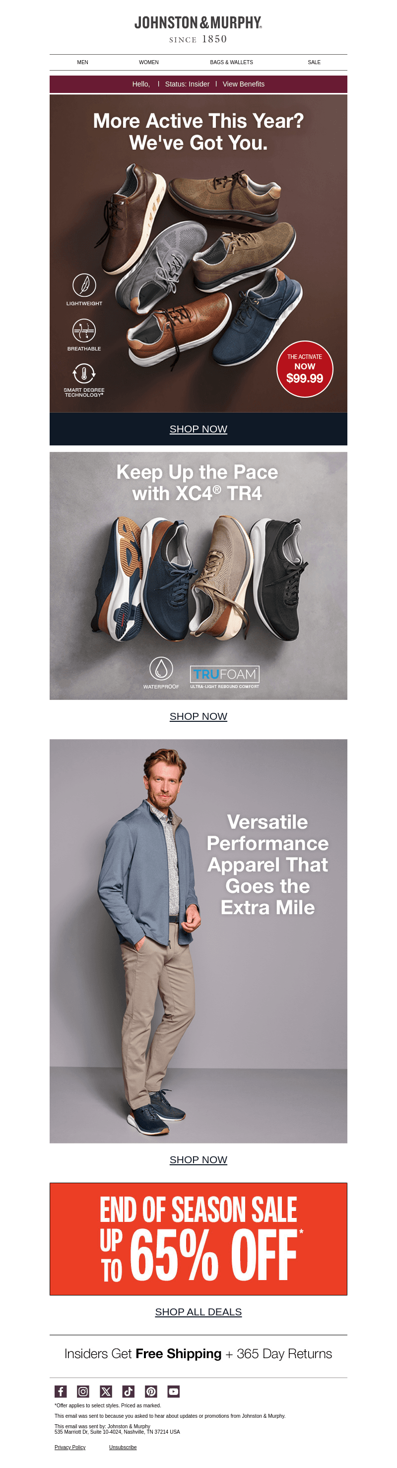 More Active This Year? We've Got You.