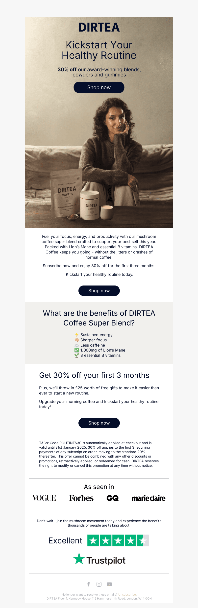 Kickstart Your Healthy Routine with 30% Off