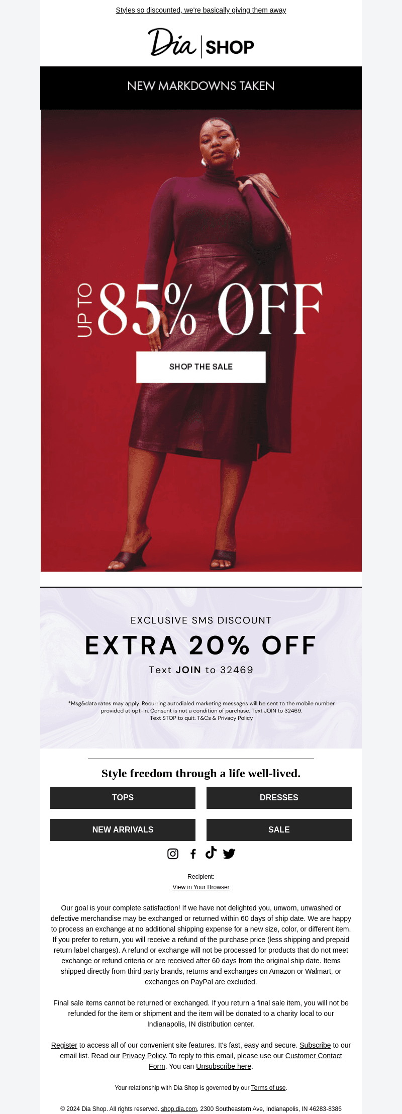 Up to 85% Off Ends *Very* Soon!