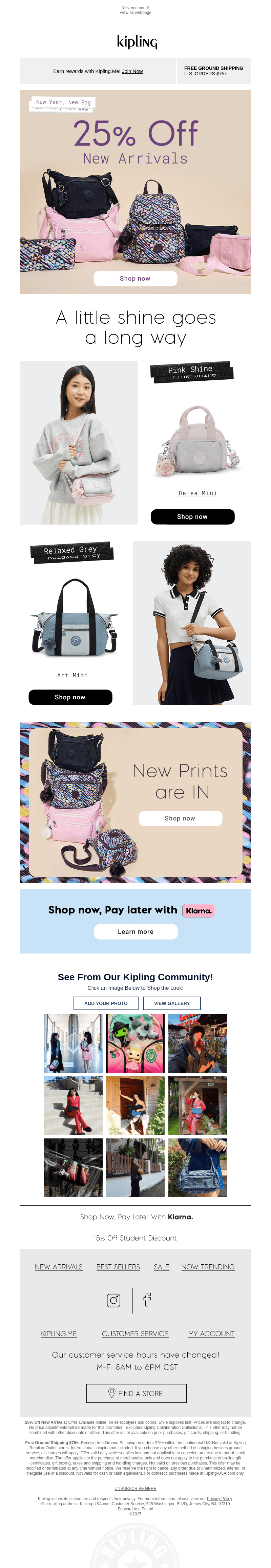 New Year, New 25% Off Bags 🎉