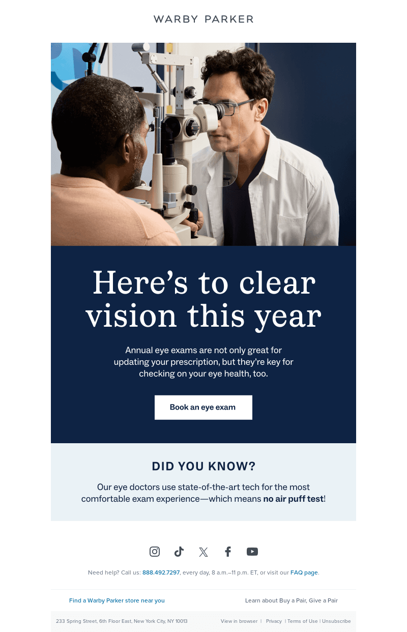 Book your 2025 eye exam