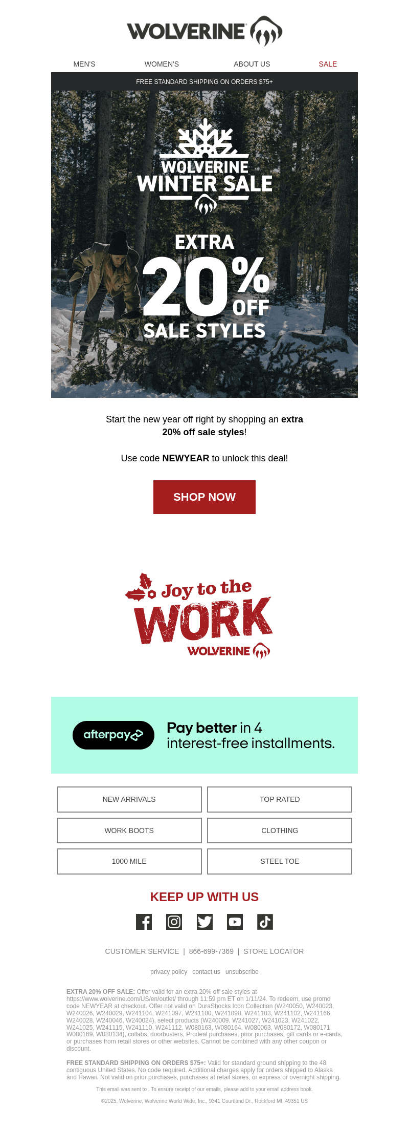 Extra 20% Off Sale Styles Just For You