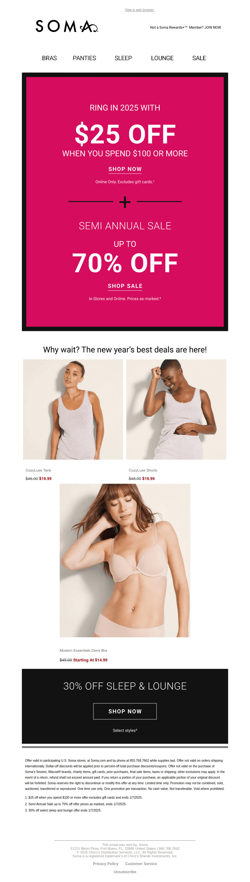 Ring in 2025 with $25 off!