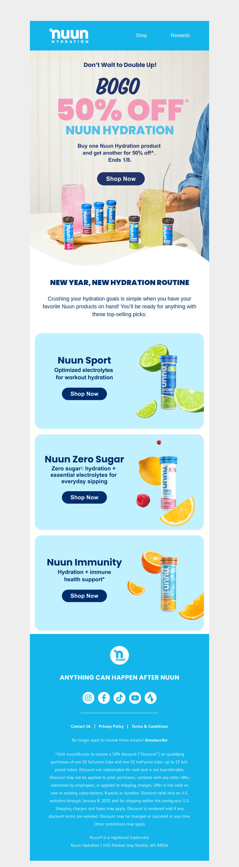 Two Ways to Save on 2025 Hydration!