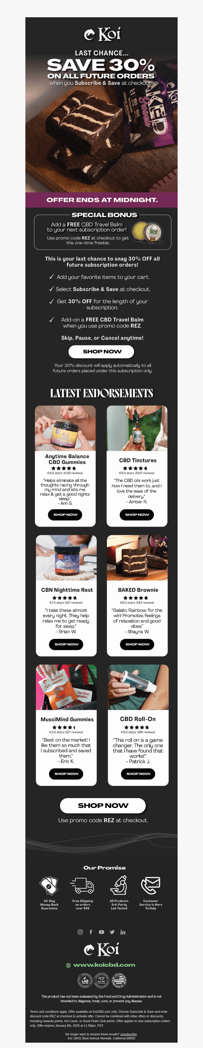 [Last Chance] 30% OFF Subscriptions Ends at Midnight!