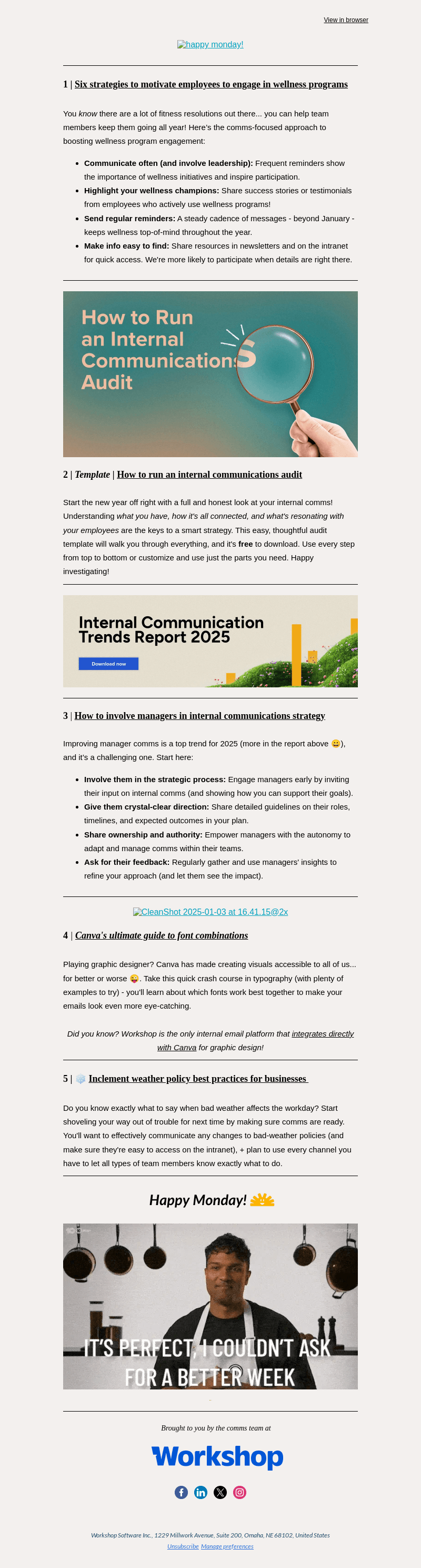 Template: how to run a comms audit 👀