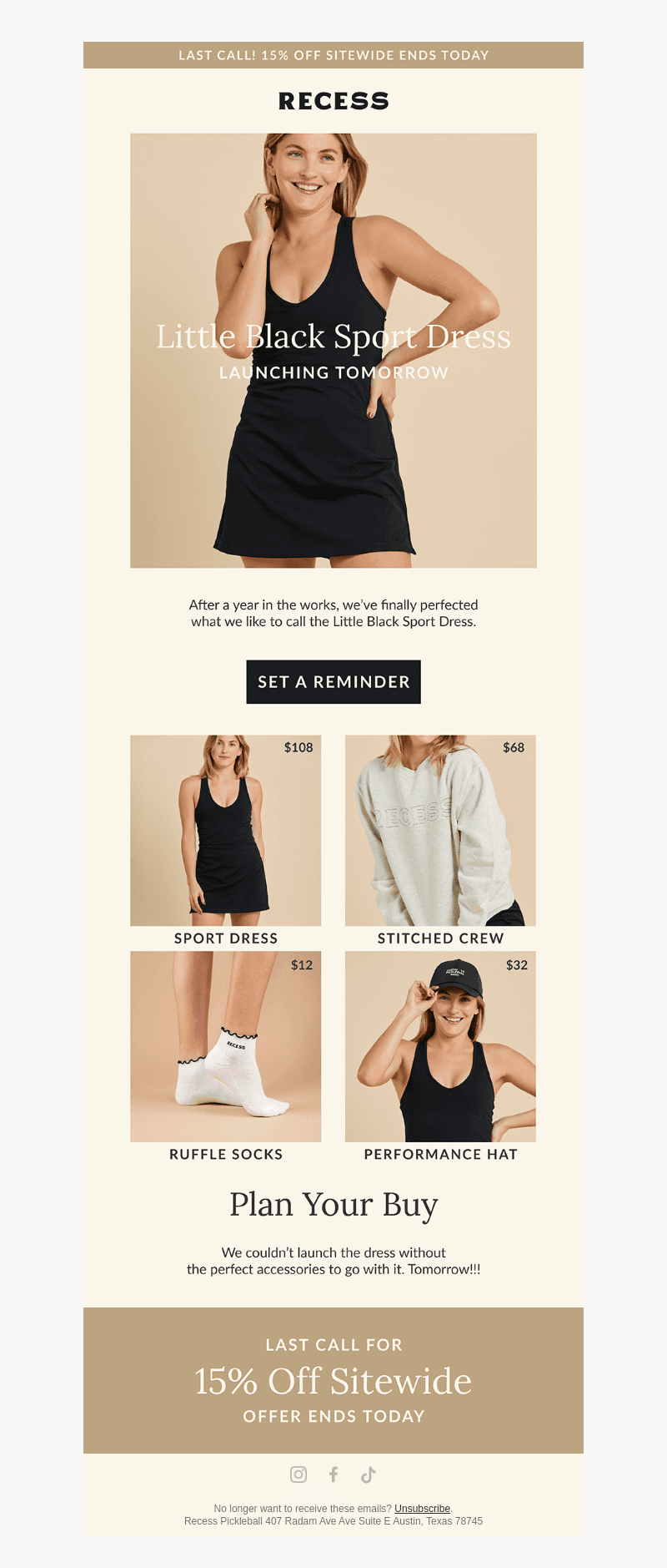 Last Day for 15% Off Sitewide!
