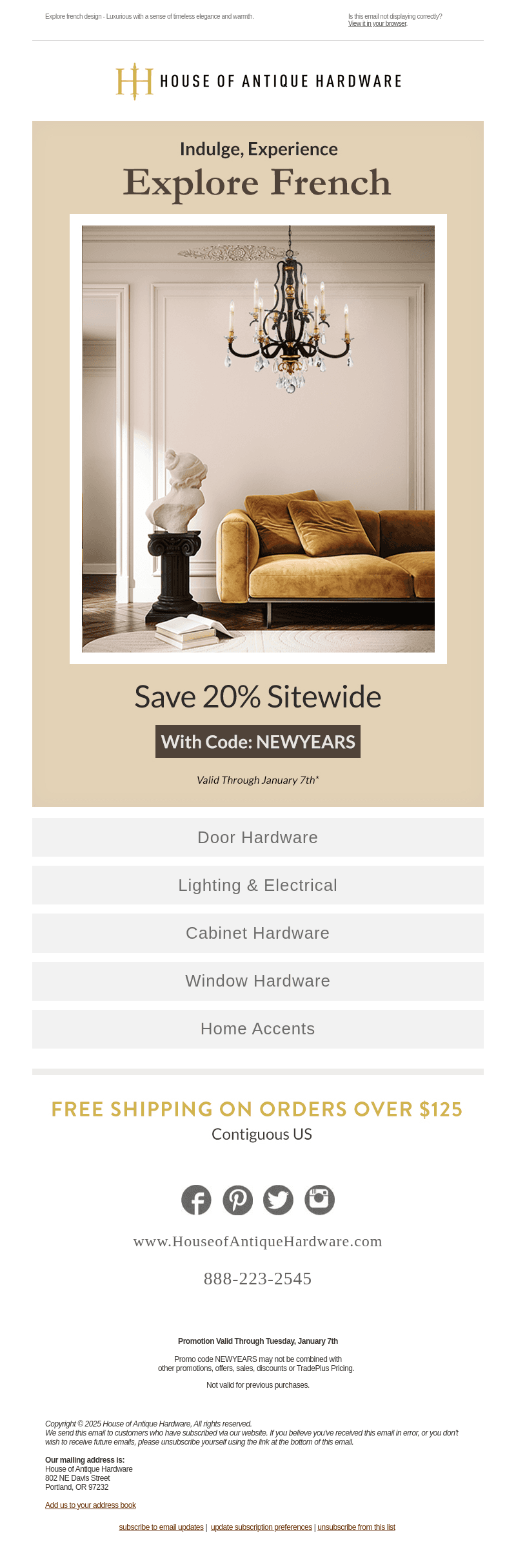 Your Final Day To Save 20%