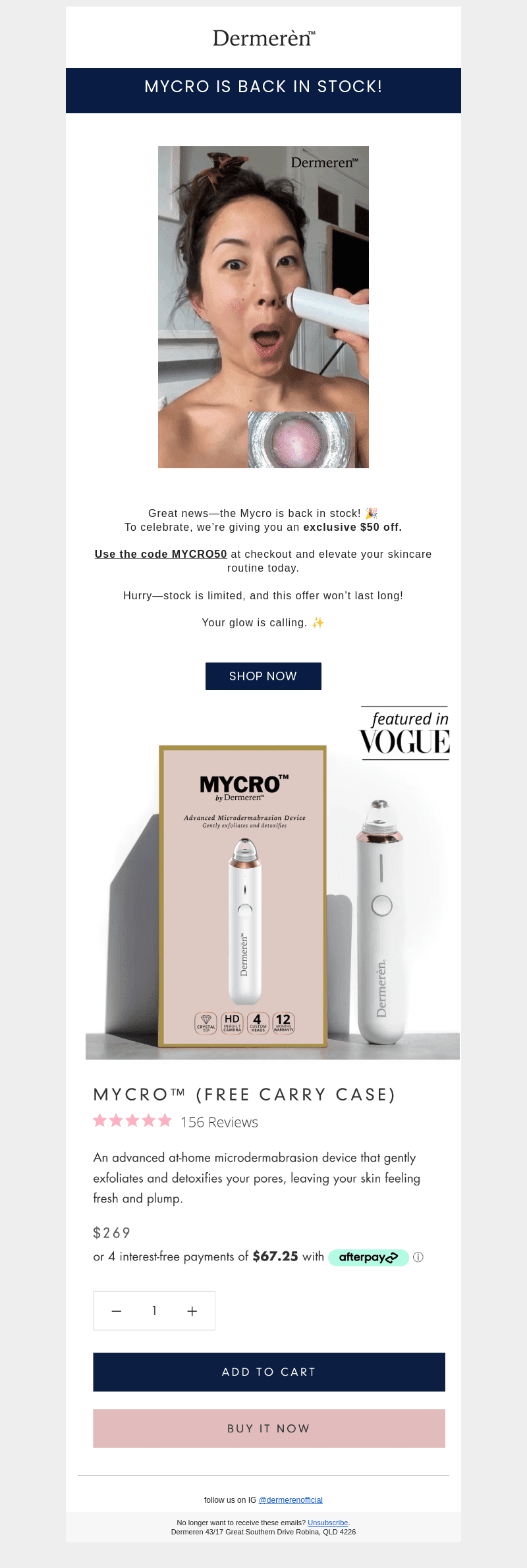 It’s Back! Plus $50 Off the Mycro ✨