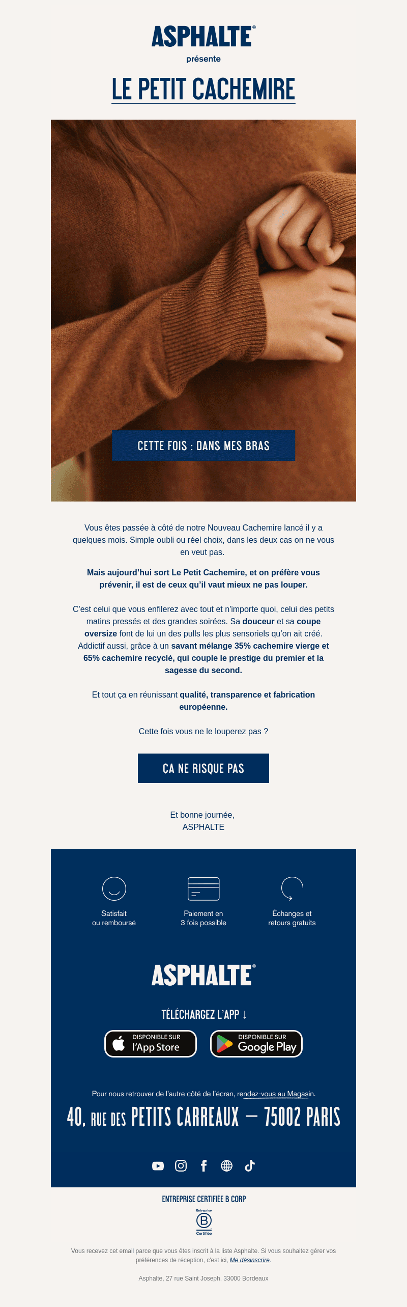 Vous avez raté notre cachemire 1 fois