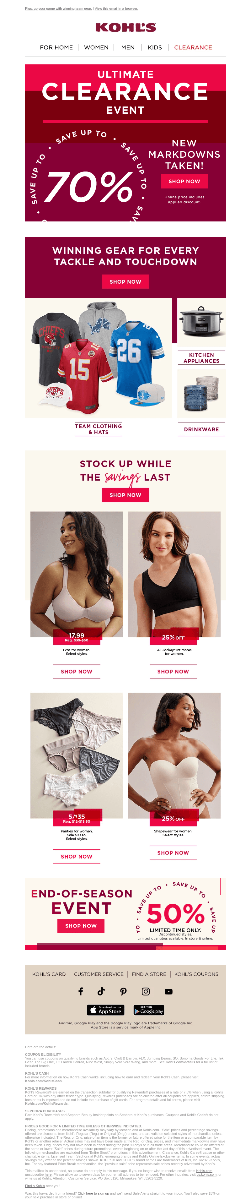 Our Ultimate Clearance Event just got better with NEW markdowns 🎉