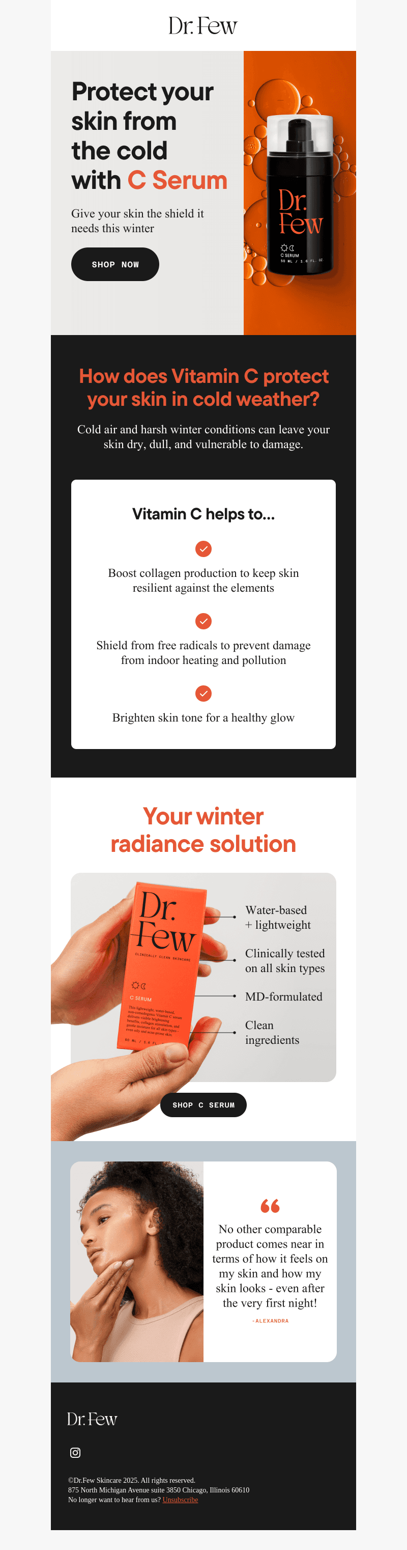 C Serum: your skin’s winter shield