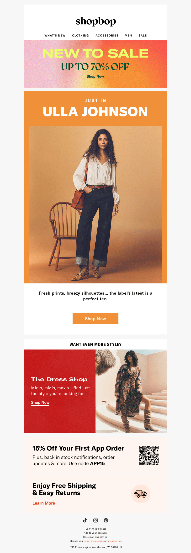 New Ulla Johnson = a perfect 10