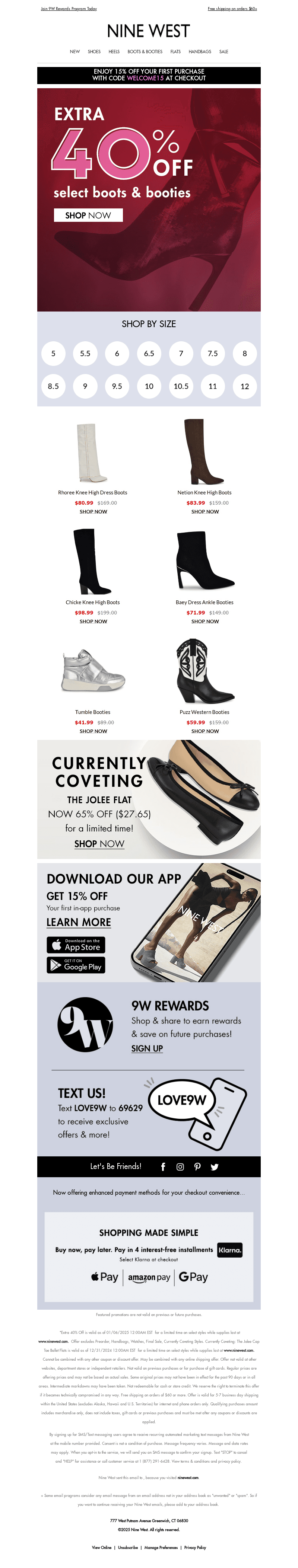 Stand TALL—40% Off Boots & Booties!