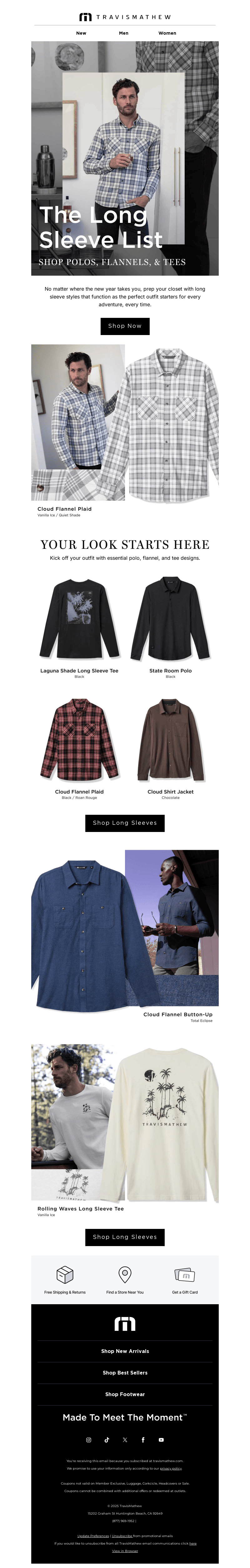 The Long Sleeve List