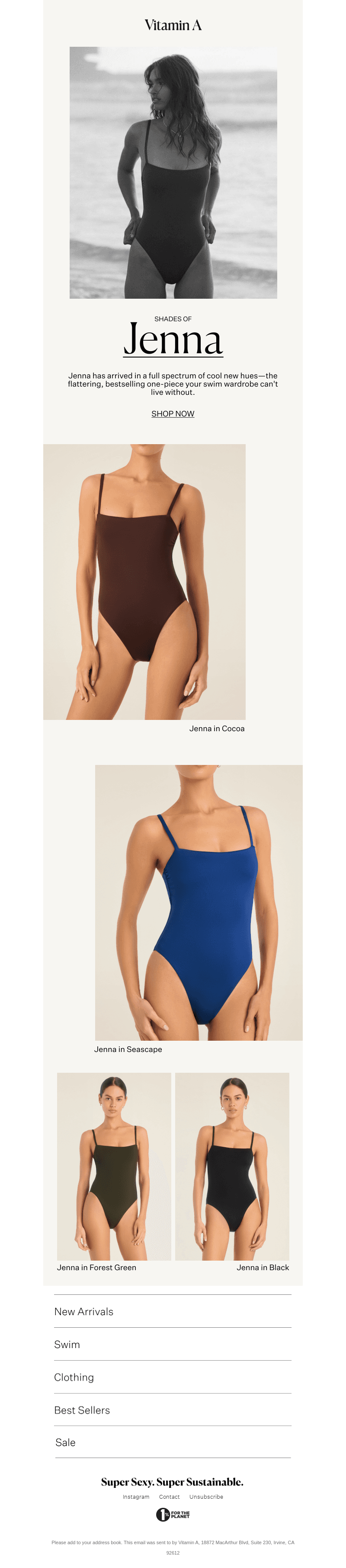 The Jenna One Piece