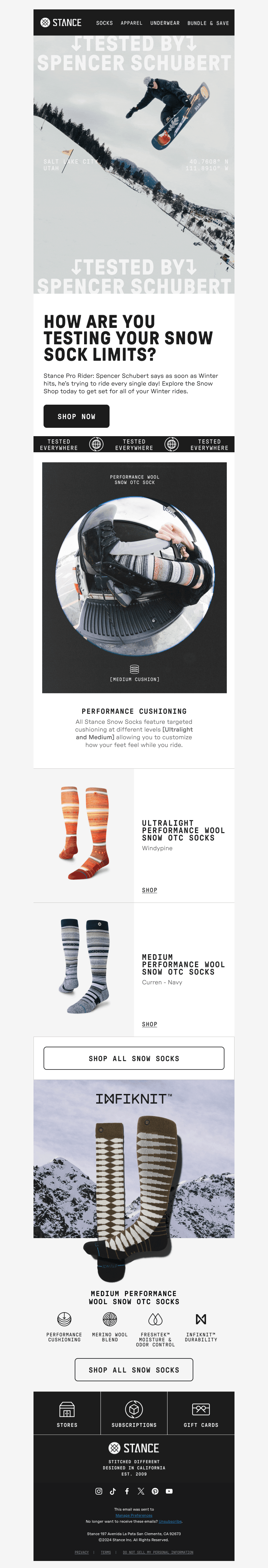 The Latest Performance Snow Socks 🏂