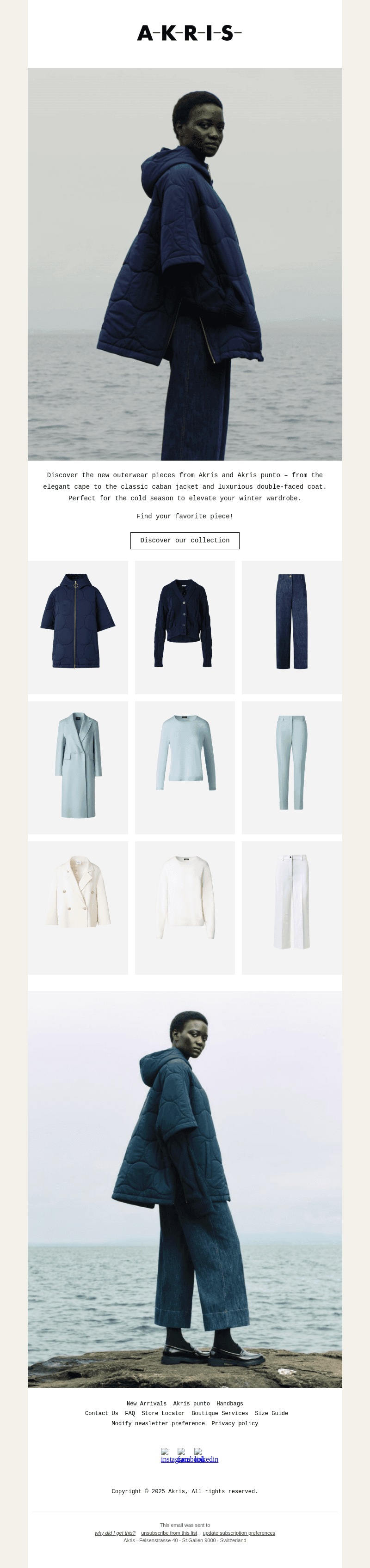 Akris & Akris punto Outerwear Wardrobe