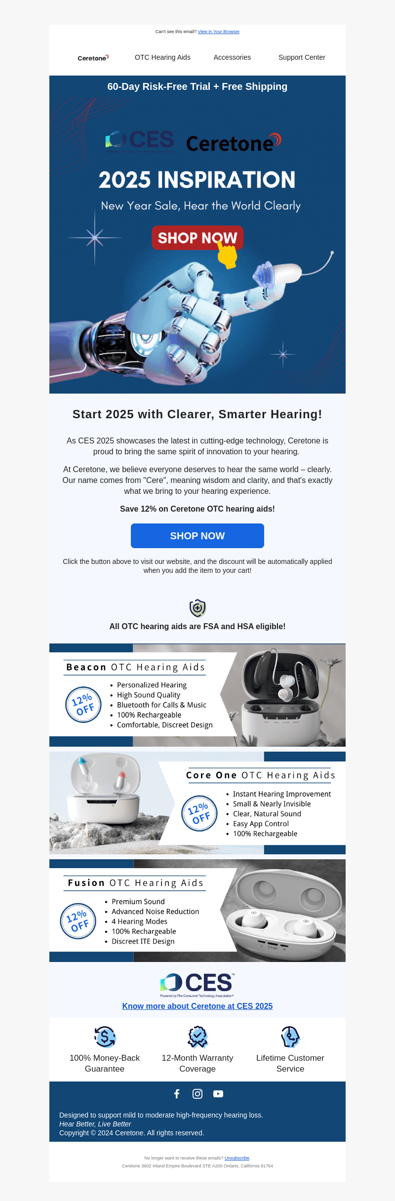 🎉 Start 2025 with Smarter Hearing – 12% Off!
