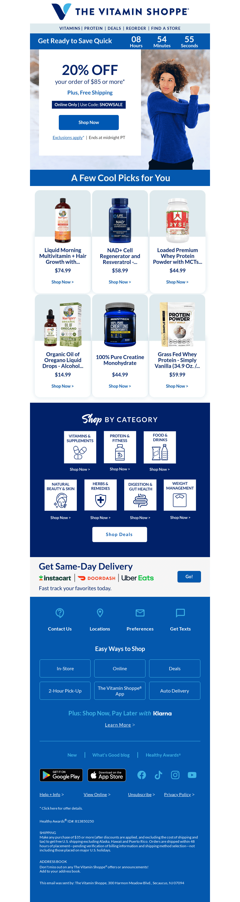 Last chance at 20% off