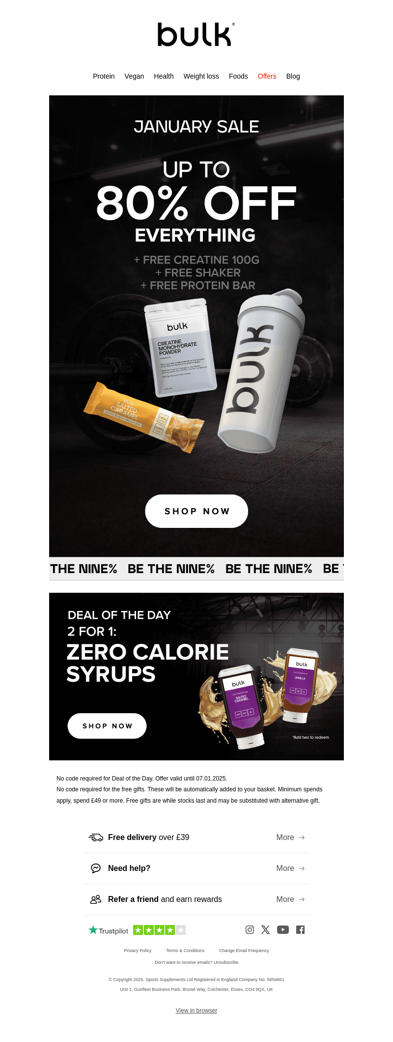 Power your 2025 workouts – up to 80% off 🔥