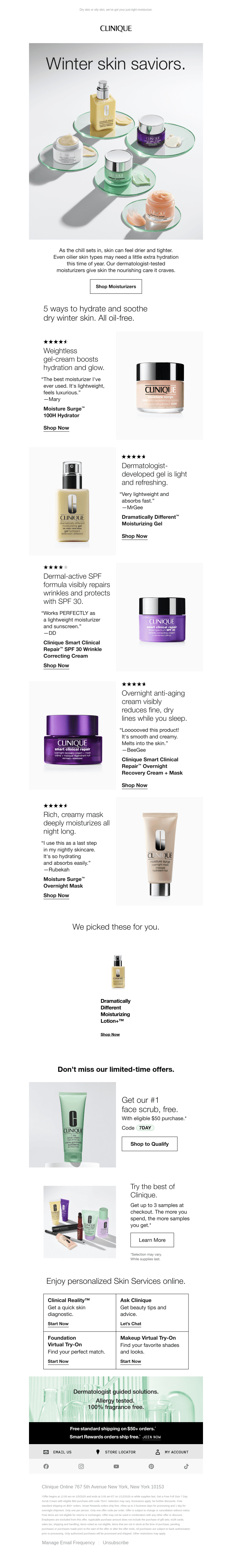 Our most-wanted moisturizers for winter ❄️
