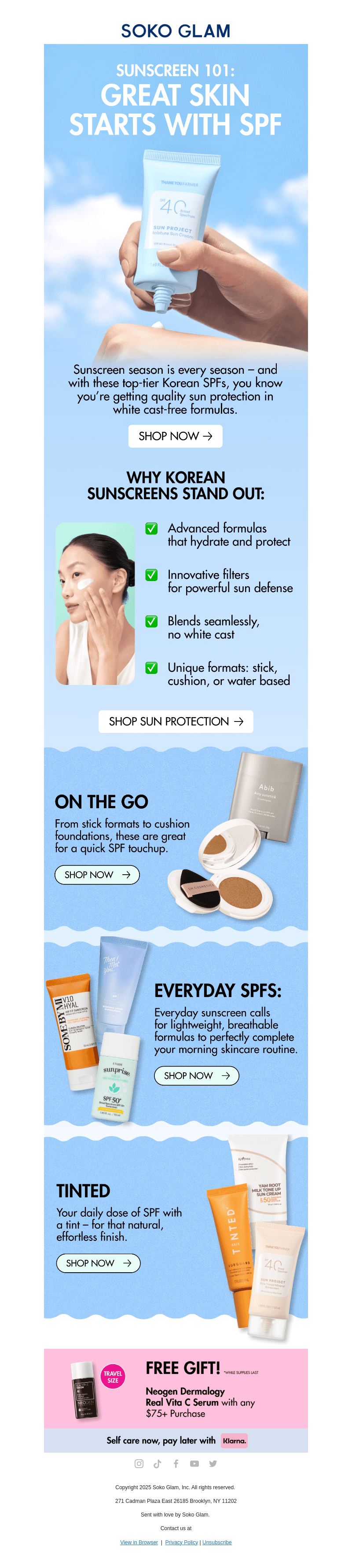 🌞 Reminder: You Need SPF Year-Round!