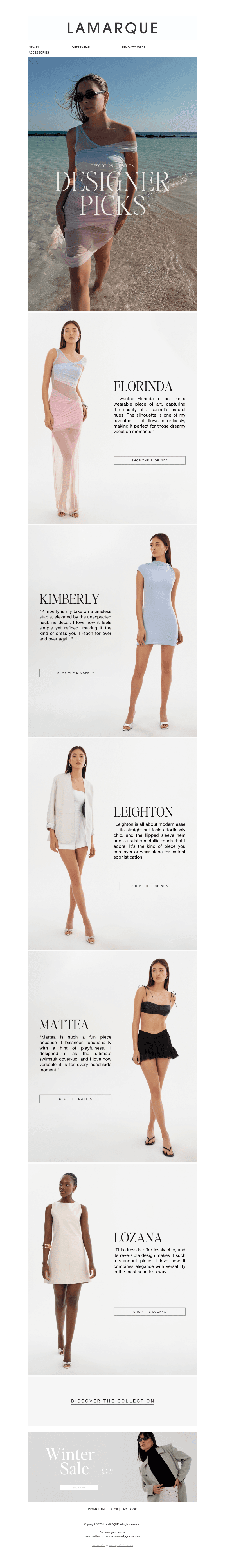 DESIGNER PICKS — RESORT '25 EDITION