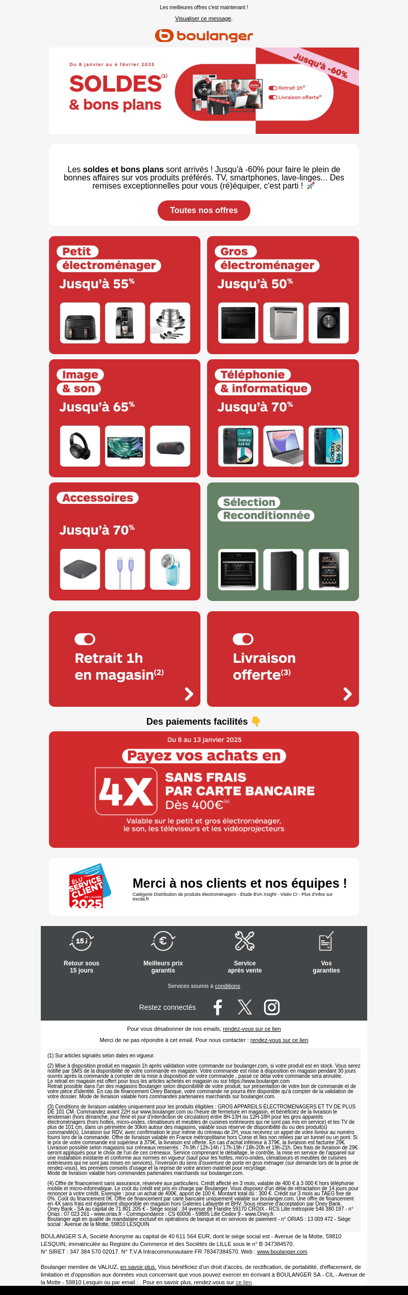 SOLDES, top départ jusqu'à -60% 💥