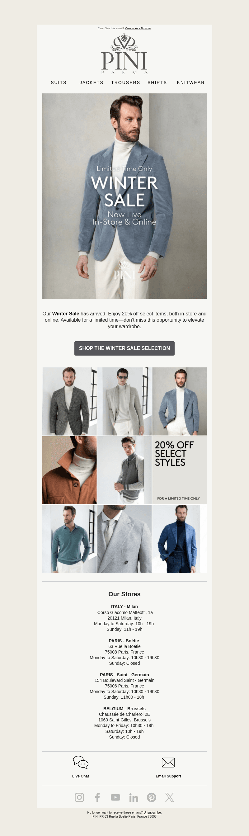 Winter Sale 20% Off Now Live