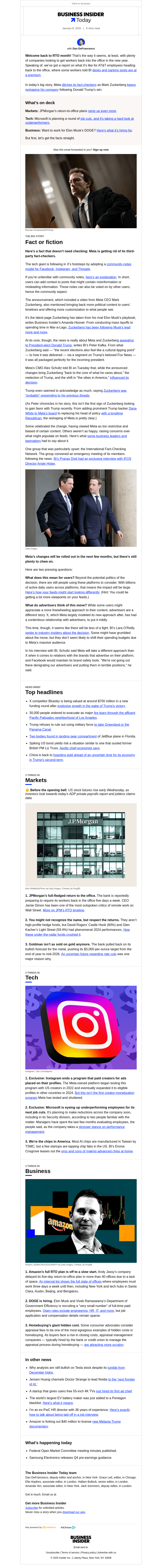 Today: Meta's monumental U-turn