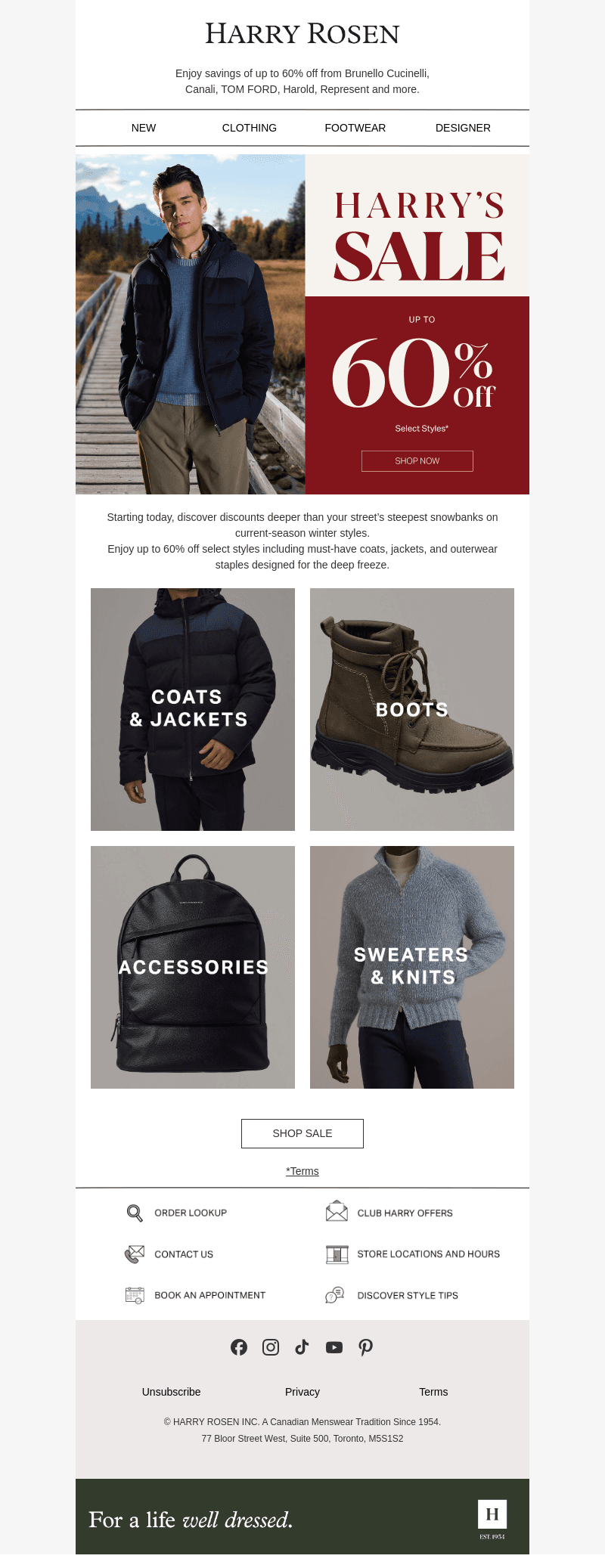 UP TO 60% OFF STARTS NOW