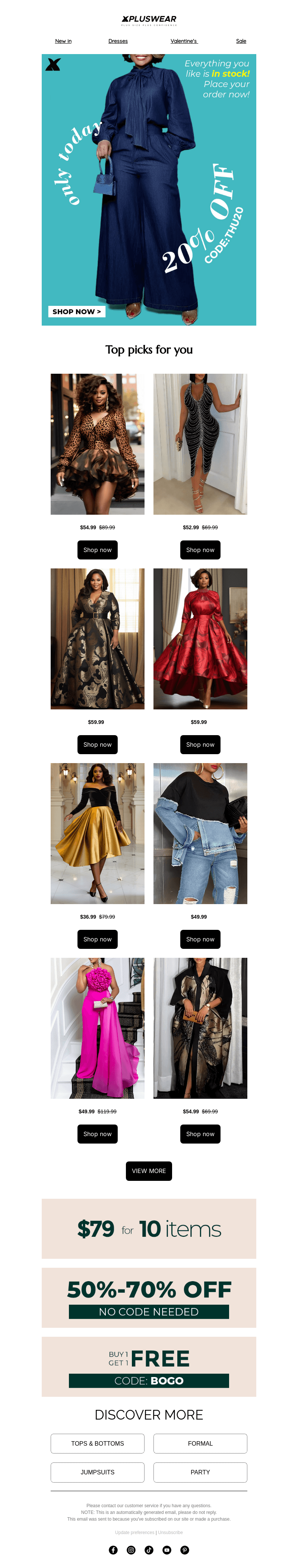 20% OFF & 😆All in stock