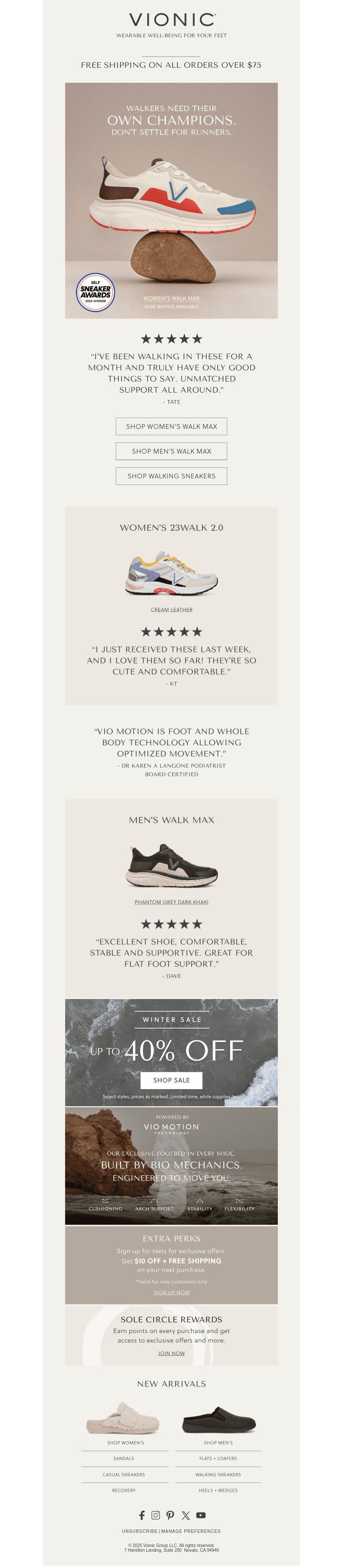 Raves About New Walking Sneakers