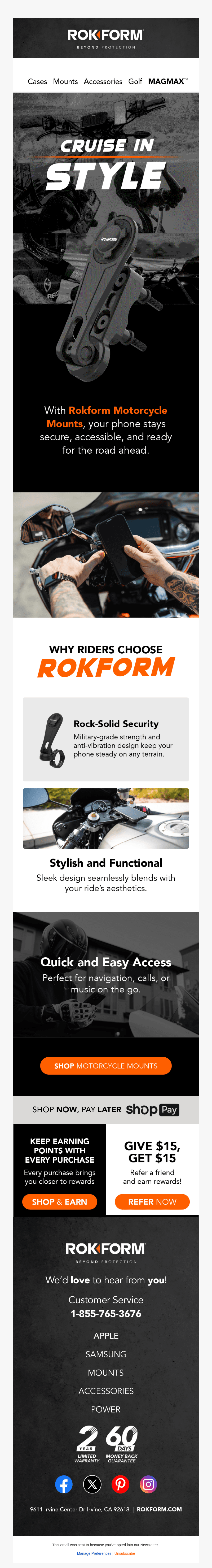 🏍️ Ride Smarter with Rokform Motorcycle Mounts
