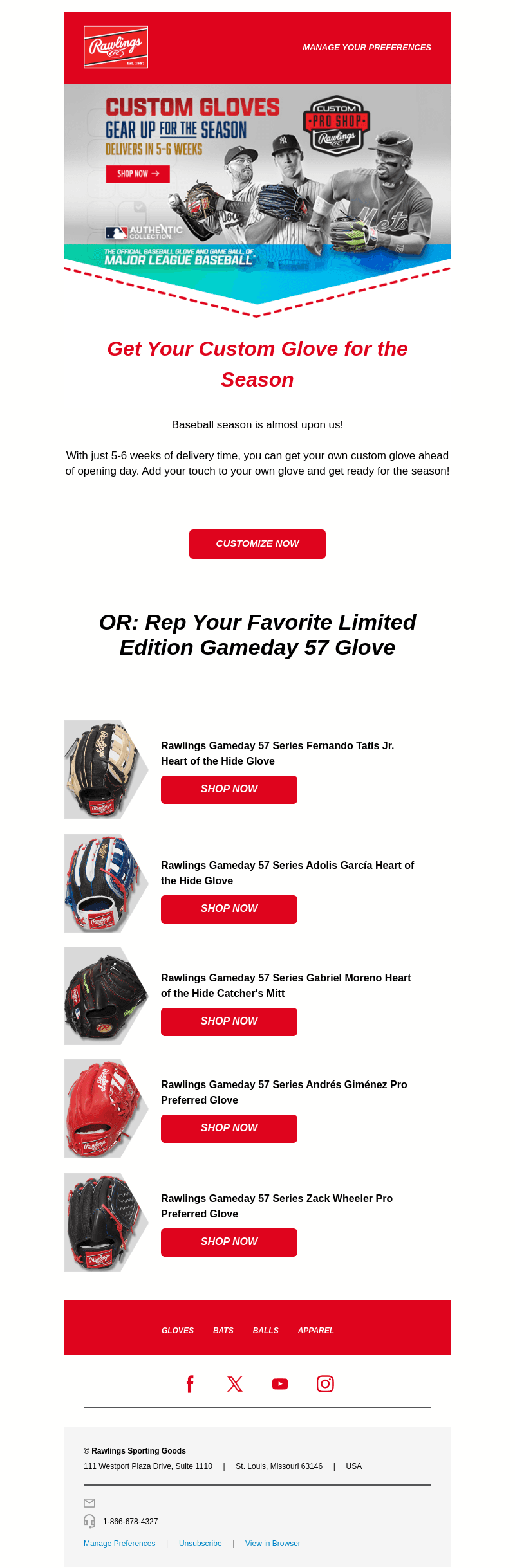 Custom Gloves Ready in 5-6 Weeks