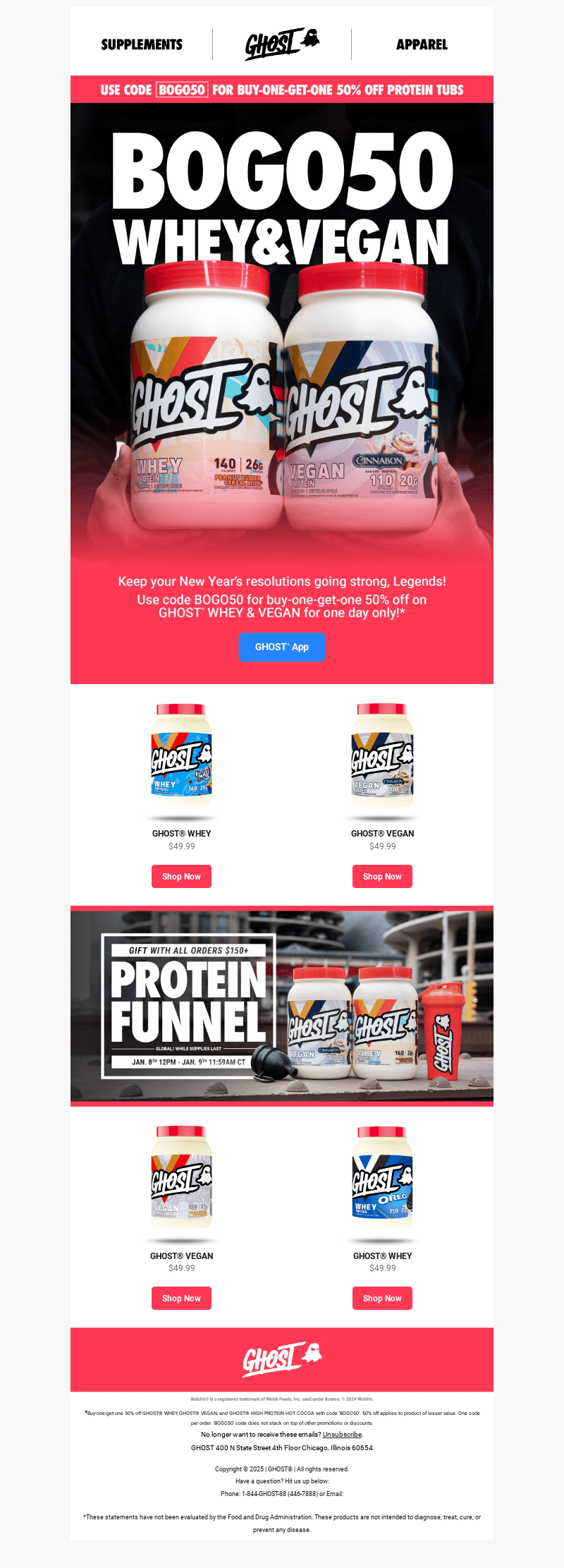 BOGO50 WHEY & VEGAN