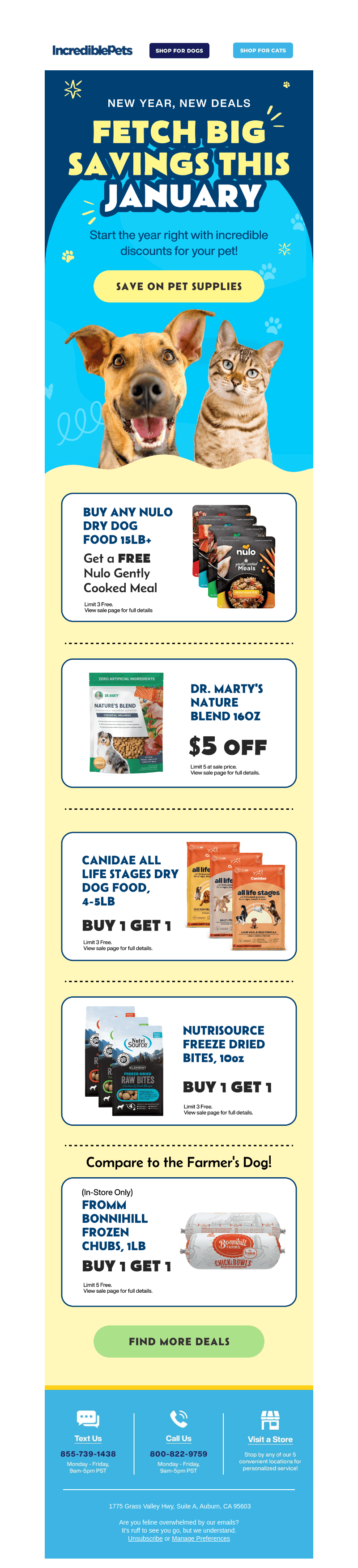 Start the year with PET SAVINGS 🐾