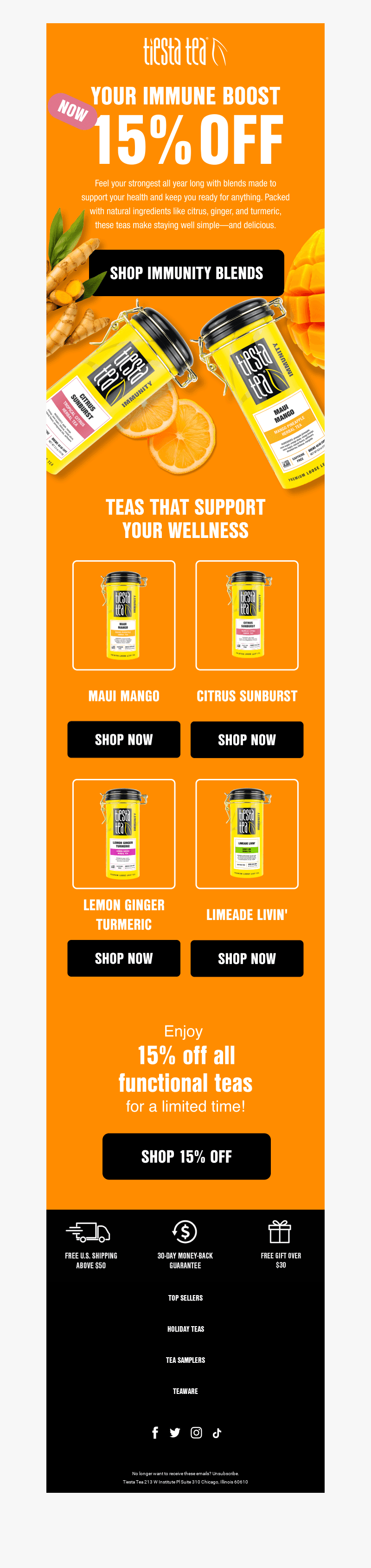 15% Off Blends That Keep You Strong 💪