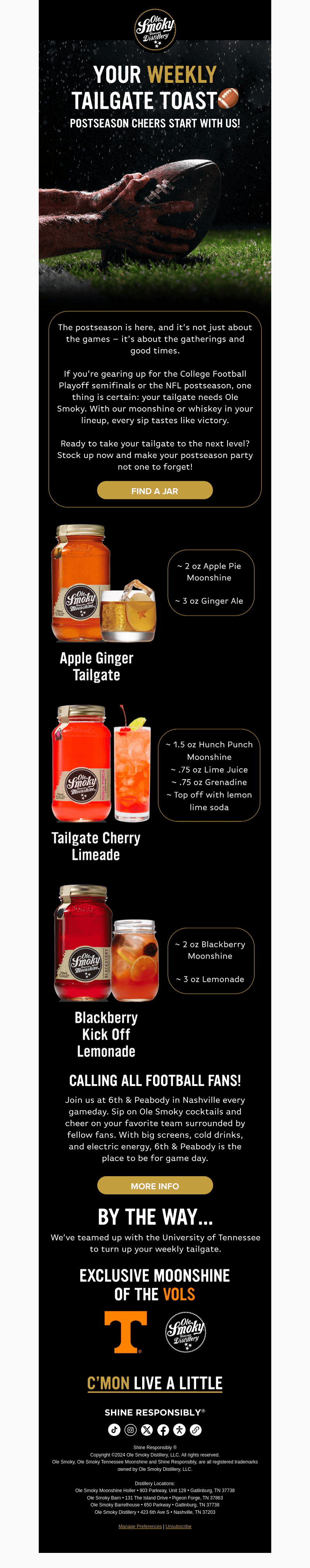 Your Weekly Tailgate Toast Is Back